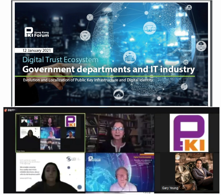 2021-01-12 HKPKIF ”Evolution and Localization of Public Key Infrastructure and Digital Identity – Digital Trust Ecosystem” Conference